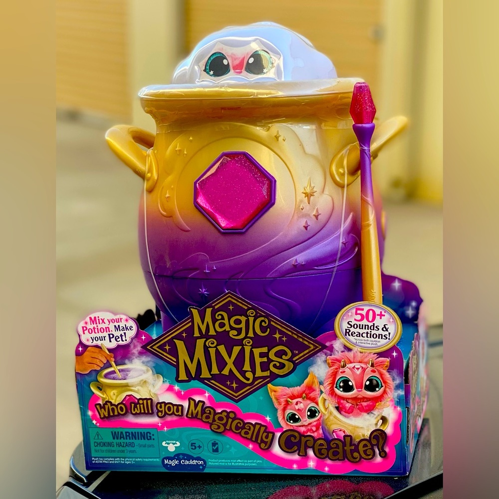 Magic Mixies Magical Misting Cauldron With Interactive Toy Pink Fast Shipping
